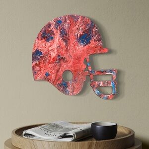 Original Abstract Art 11x11 Football Helmet